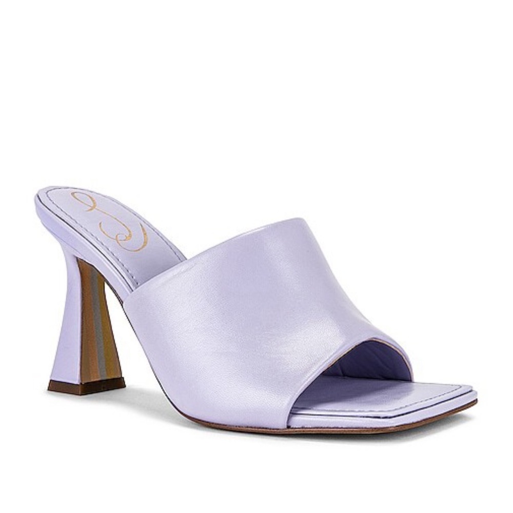 Sam Edelman Women's Carmen High Heel Slide Sandals, Color Mystic Lilac, Size 7